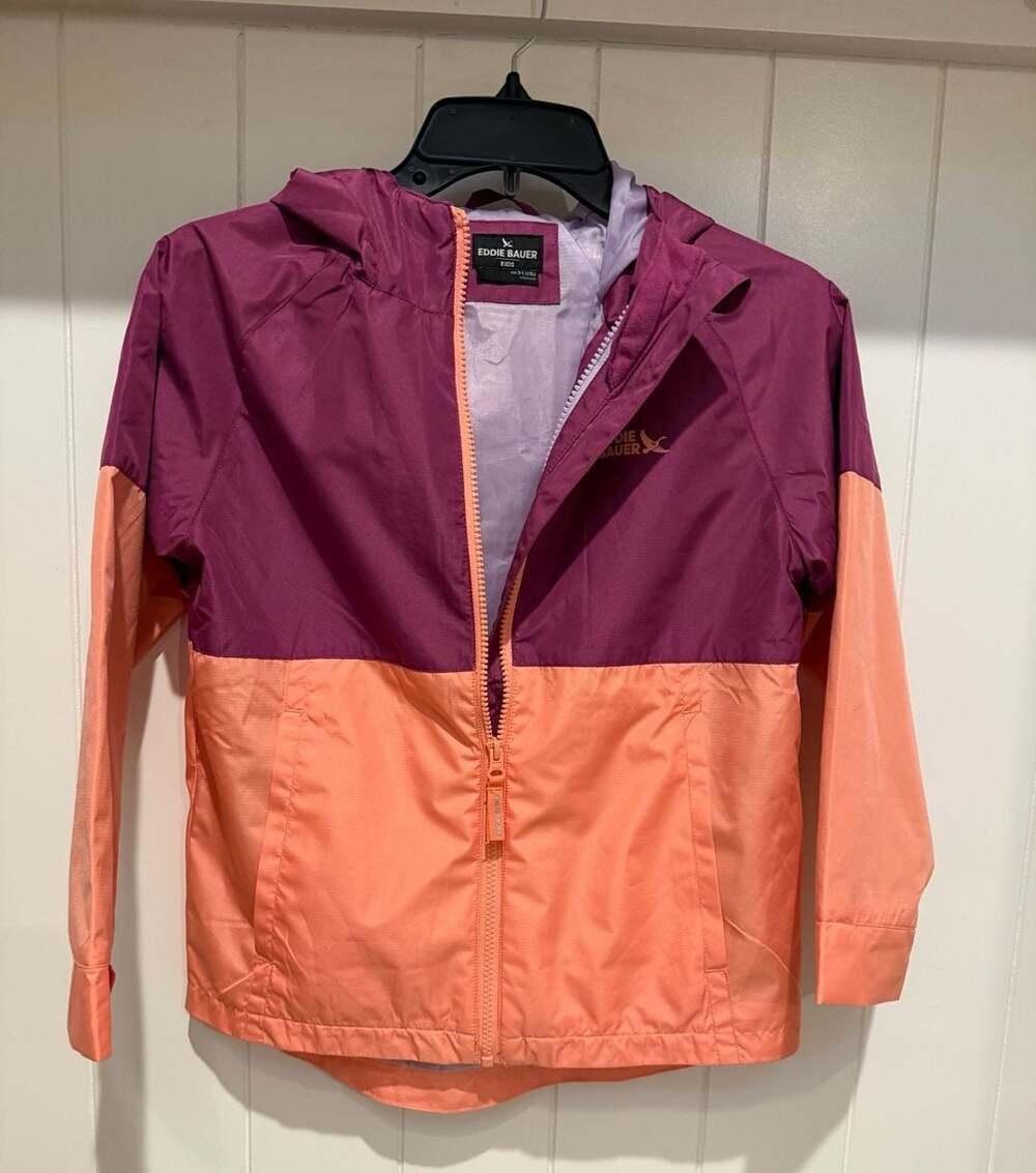 Eddie Bauer Kids Lone Peak 3-in-1 Rain Jacket Shell Desert Flower